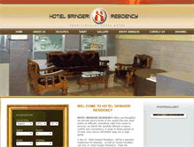 Tablet Screenshot of hotelsringeriresidency.com